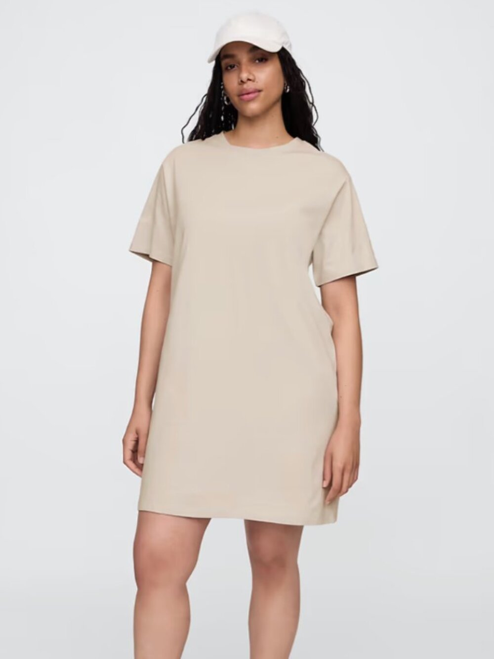 NWT GAP Relaxed T-Shirt Dress 100% Cotton Frosty Morning Women's Medium